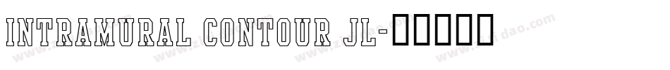 Intramural Contour JL字体转换